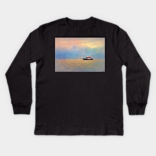 Heading home to port Kids Long Sleeve T-Shirt